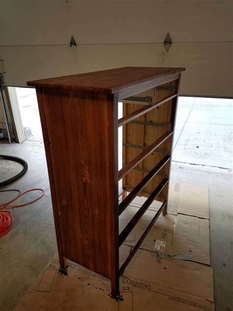 IKEA HEMNES: Transformed into a MCM style wooden chest of ...