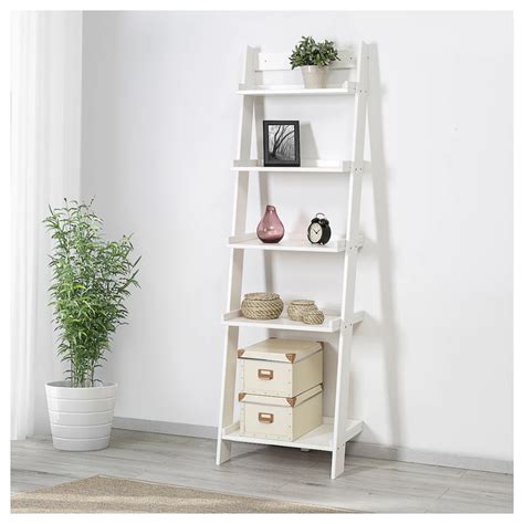 IKEA HOGHEM White Wall shelf in 2020 | Ladder shelf decor, Wall shelves ...