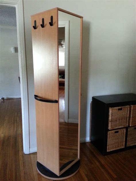 Ikea Kajak Rotating/Swivel Cabinet/Wardrobe  has mirror ...