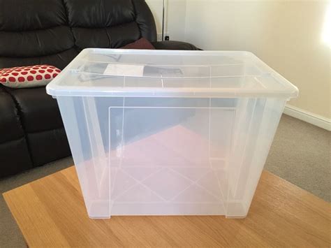 IKEA plastic storage boxes with lid, excellent condition ...