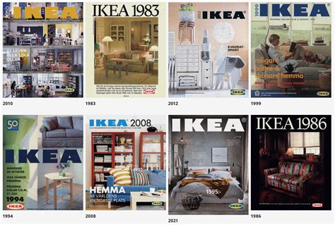 IKEA publica en su web los 72 catálogos de su historia, desde 1950 ...