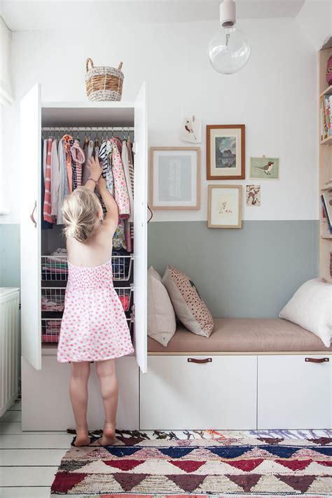 IKEA Wardrobe Hack In Charming Little Girl s Bedroom ...