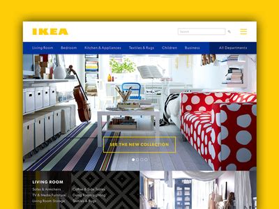 IKEA Website Concept by Evan Thomas Cole   Dribbble