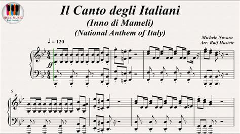 Il Canto degli Italiani  Inno di Mameli , National Anthem ...