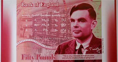 Il volto del matematico Alan Turing sarà il nuovo volto delle banconote ...