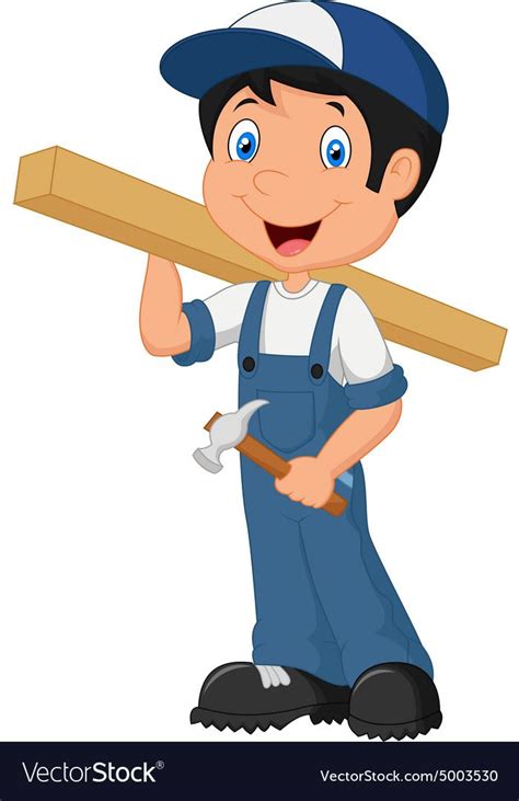 illustration of Carpenter cartoon. Download a Free Preview ...