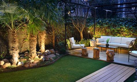 Iluminación exterior: Terrazas y jardines con una ...
