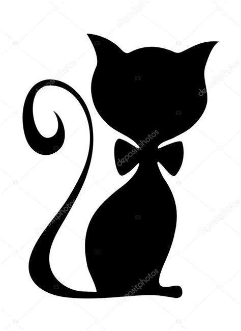 Ilustración vectorial del gato macho, aislado sobre fondo ...