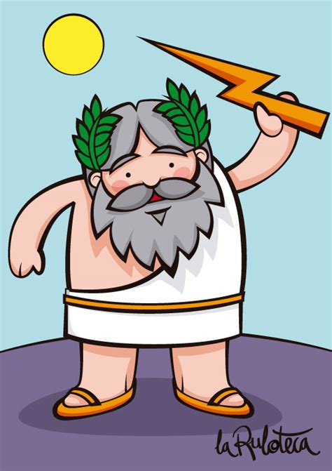 Ilustración  Zeus  por LaRuloteca | Dibujando