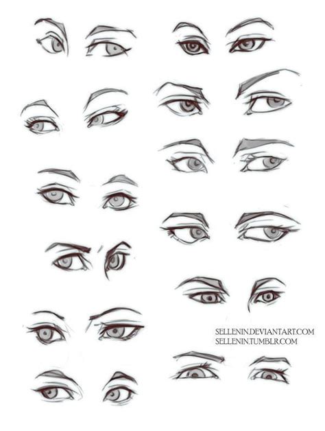 Image result for different types of eyes to draw ...