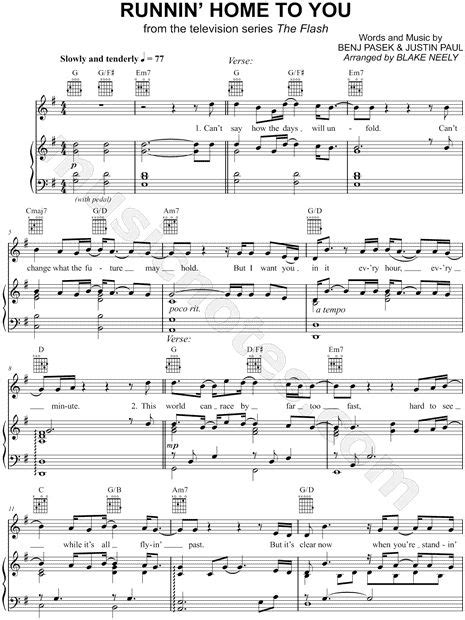 Image result for running home to you piano sheet music ...