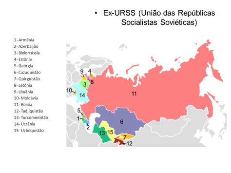 imagem do mapa da divisão da União Soviética   Brainly.com.br