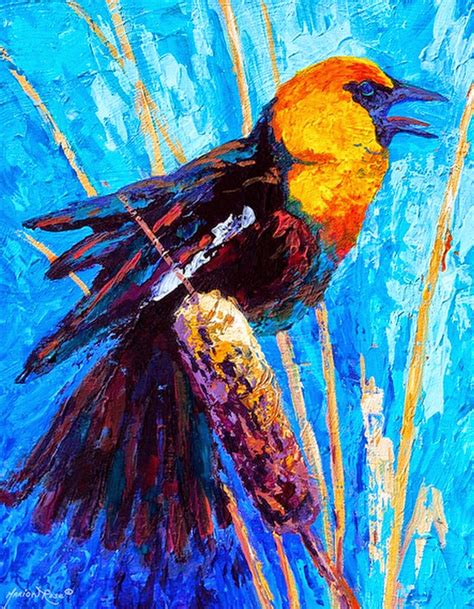 Imágenes Arte Pinturas: Cuadros de Pájaros Pintados con ...