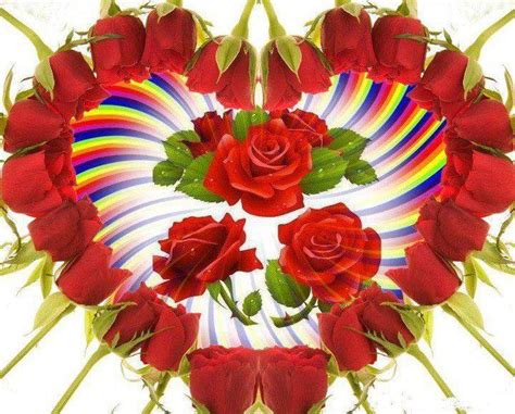 Imagenes con corazones y rosas   Imagenes de Amor