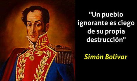 Imágenes con frases y pensamientos de Simón Bolívar para ...