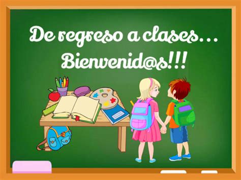 Imágenes con mensajes de  regreso a clases  para descargar ...