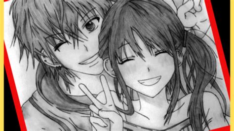 Imágenes De Anime De Amor Para Dibujar A Lápiz