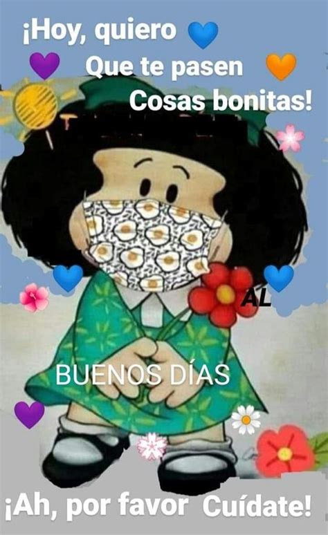 Imágenes de Buenos Días Mafalda y Frases