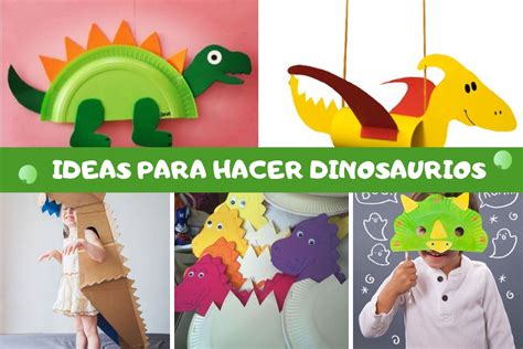 Imágenes de manualidades de dinosaurios | Imágenes bonitas para niños