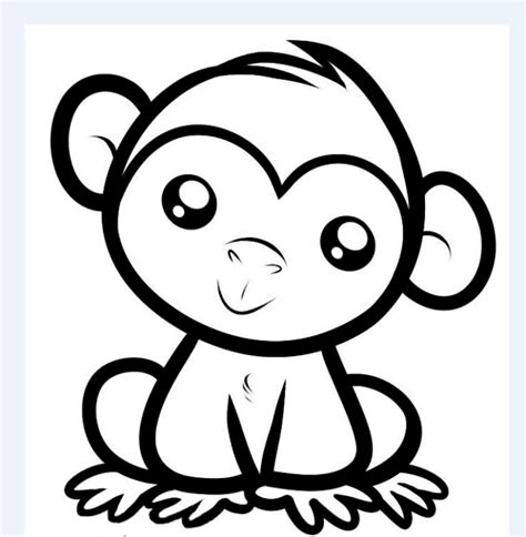 imagenes de monos para imprimir gratis   Buscar con Google | Dibujos de ...
