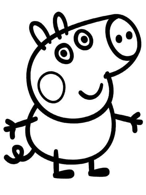 Imágenes de Peppa Pig Para Colorear   Dibujos De