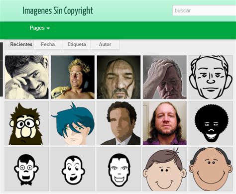 Imágenes de rostros de hombres sin derechos de autor