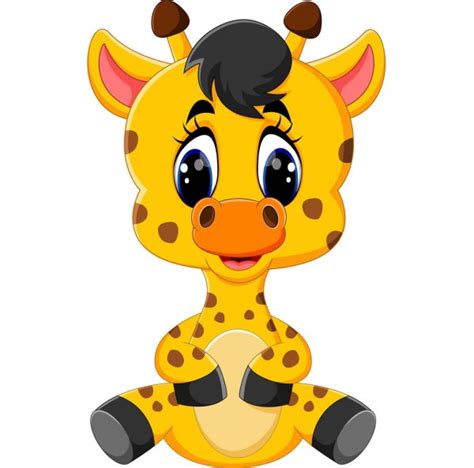 Imágenes: jirafa animada | Jirafa de bebé de dibujos ...