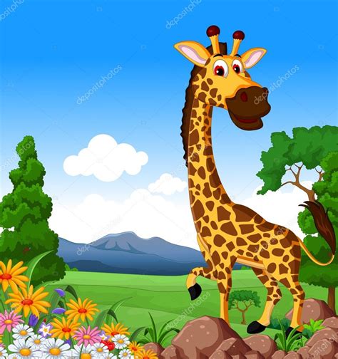 Imágenes: jirafa bebe animada | Dibujos animados lindo de ...