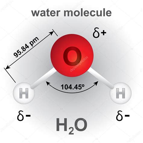 Imágenes: molecula de agua | Ilustración que representa la ...