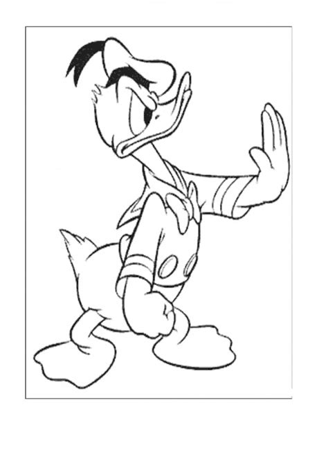 Imágenes para colorear del Pato Donald | Colorear imágenes