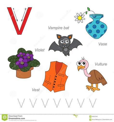 Imágenes para la letra V ilustración del vector ...