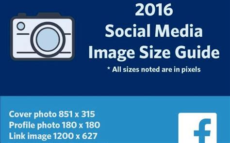 Imágenes para Redes Sociales, los tamaños idóneos en 2016