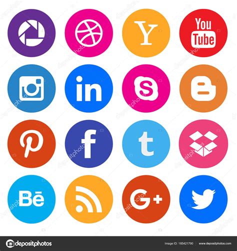 Imágenes: redes sociales iconos | Colección Iconos Redes ...