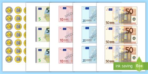 Images à découper : Les billets en euros   monnaie, devise ...