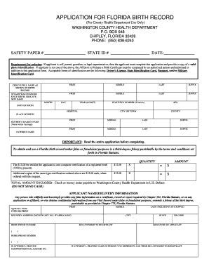 Images Of Birth Certificate In Florida   Fill Online ...