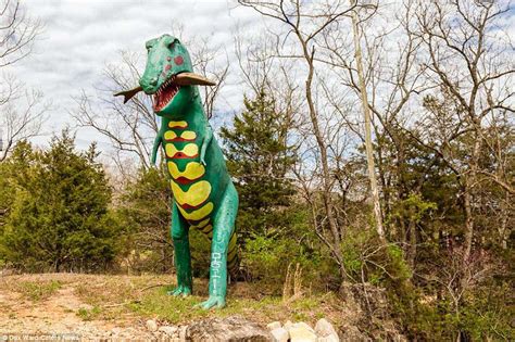 Images show abandoned dinosaur themed amusement park in ...