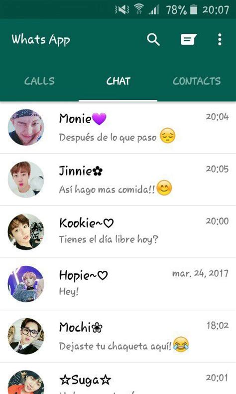 Imagina BTS: Mensajes de WhatsApp | ARMY s Amino Amino