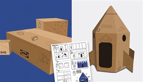 Imagina cómo sería transformar las cajas de Ikea en cohetes