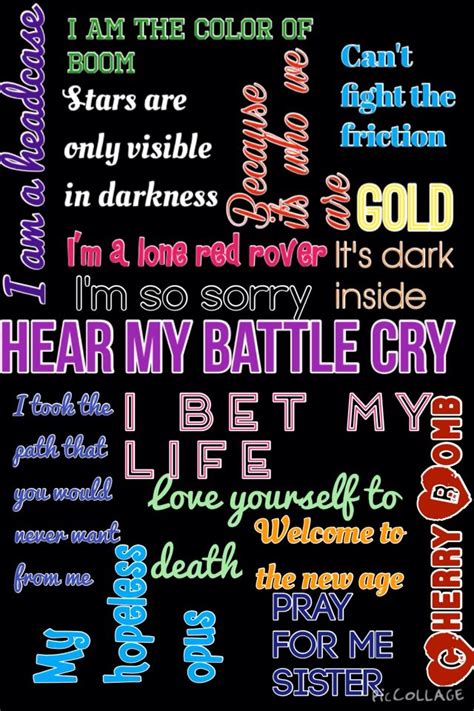 Imagine Dragons lyrics~ Gold, I Bet my Life, Battle Cry, I ...