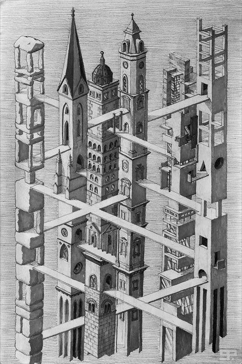 Imposible worlds on Behance | Escher art, Illusion art ...