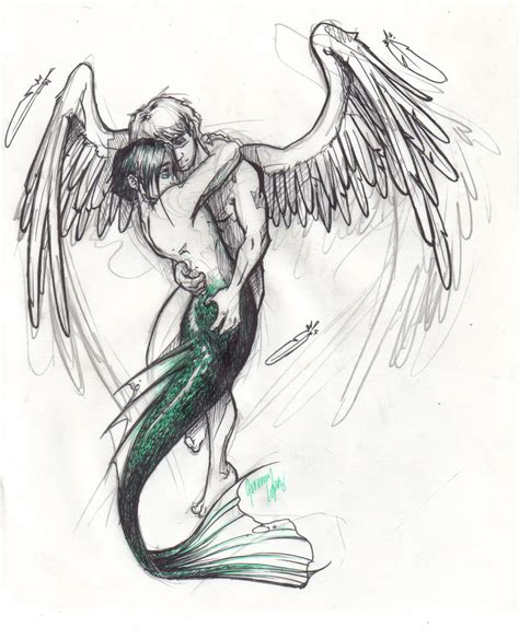 impossible love  by ClydeBob on deviantART | Mermaids and ...