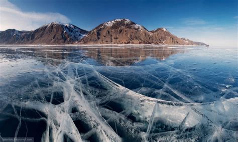 Impresionantes imágenes del lago Baikal congelado ...