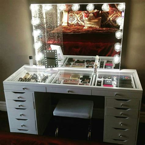 IMPRESSIONS Vanity with Ikea Alex drawers. | Bedroom decor ...
