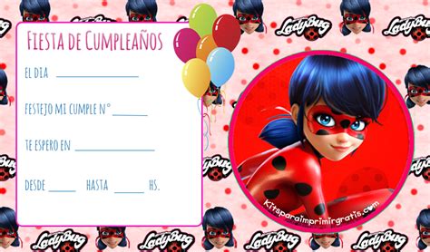 Imprimibles gratis de ladybug | Kits para imprimir gratis