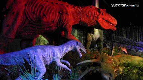 Inauguran la muestra  Dinosaurios Animatronics  en Mérida   YouTube