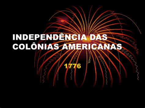 Independência das colônias americanas