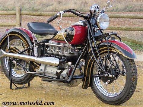 Indian Four 438 1938. | Motos Antiguas HD
