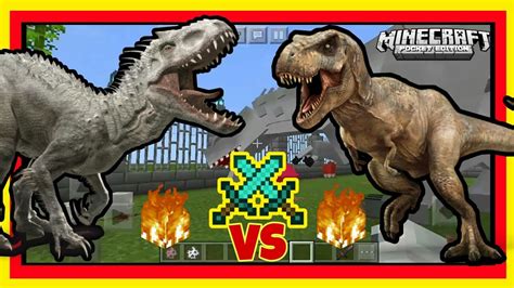 Indominus Rex vs Tiranosaurio Rex | Peleas de dinosaurios ...