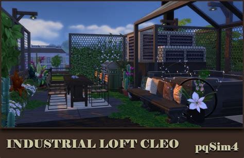 Industrial Loft  Cleo . Sims 4 Custom Content. | Loft ...