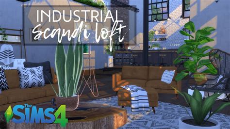 Industrial Loft Part One | The Sims 4: Speed Build   YouTube